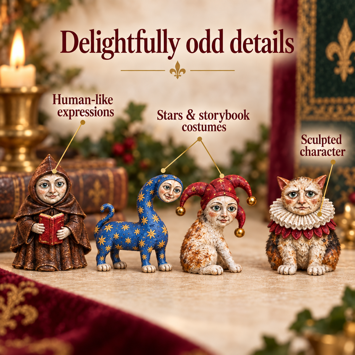 🐈🏰 24 Days of Ugly Medieval Cats – Hilariously Weird Cat Advent Calendar 2026