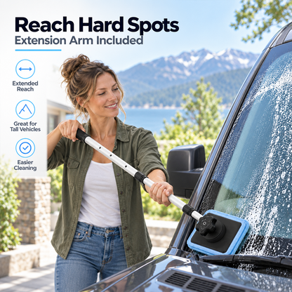 Dual Magnetic Car Windshield Cleaner | Streak-Free Auto Glass Cleaning Kit