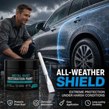 🥳2026 HOT SALE🥳💞50K+ SOLD!🔧🏠 Metal Rust Protection Black Repair Paste – Restores rusty gates, railings & tools. Forms protective coating – no need to replace! 🛡️✨