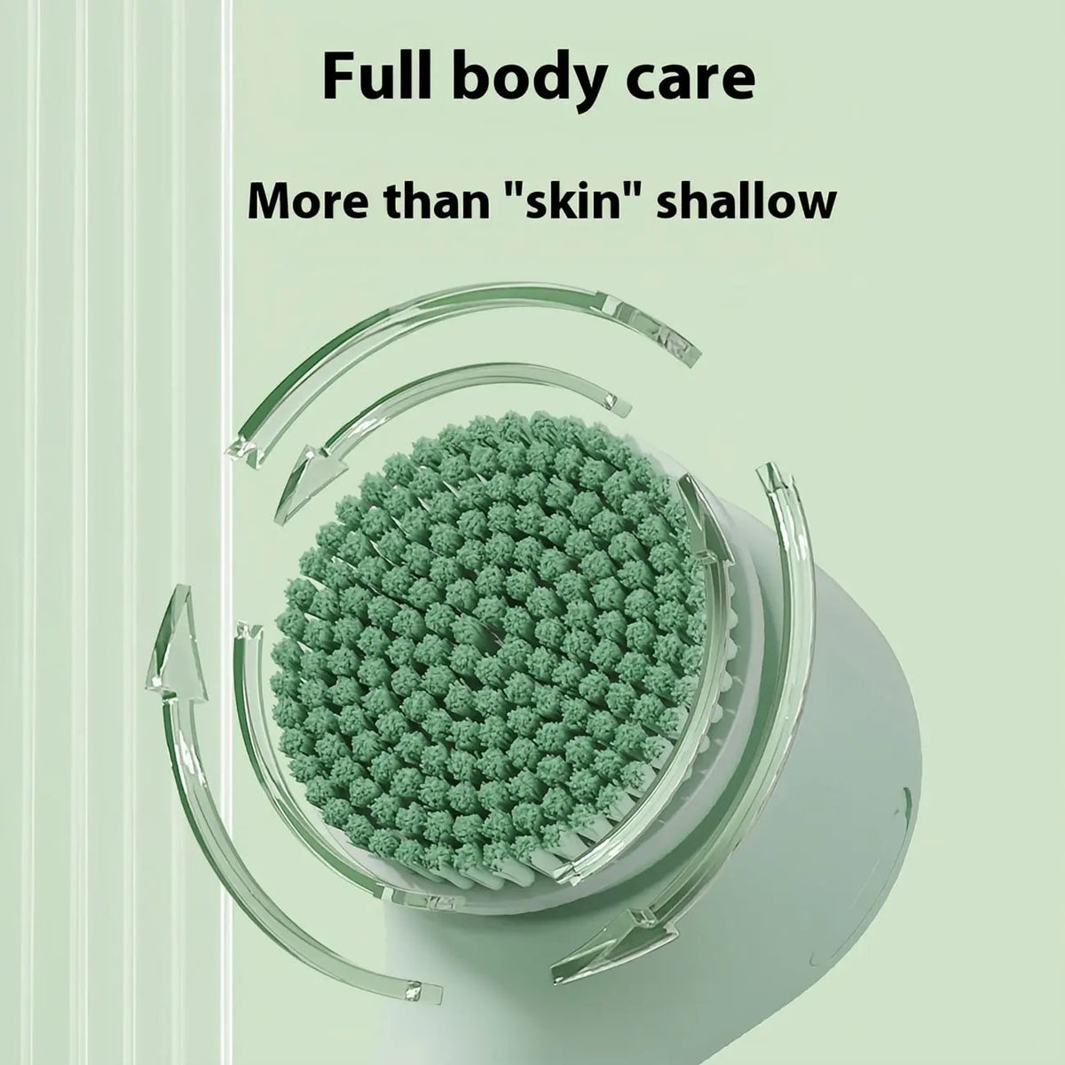 🔥Rechargeable Motorized Electric Shower Back Scrubber - Green