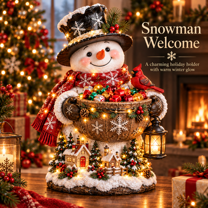 🎄✨ Lighted Christmas Candy Bowl Collection – 5 Festive Holiday Designs