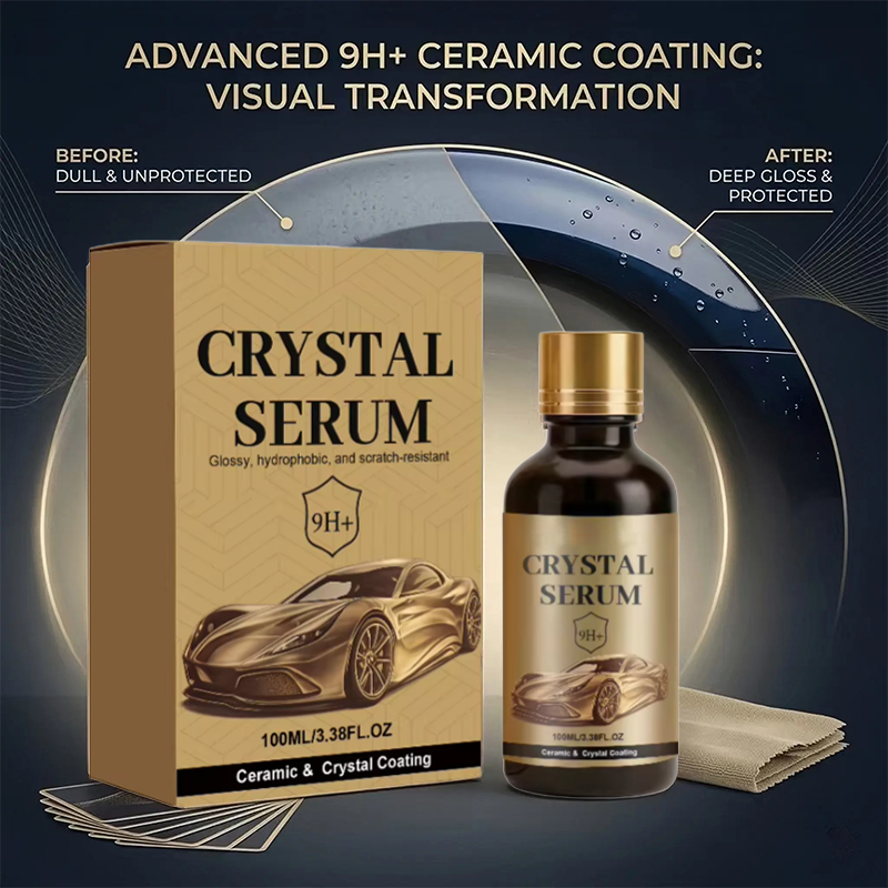 💎 Buy 3 Get 2 Free!💝Ceramic Car Coating Kit - Deep Gloss, 9H+ Hardness & Extreme Hydrophobic Sh