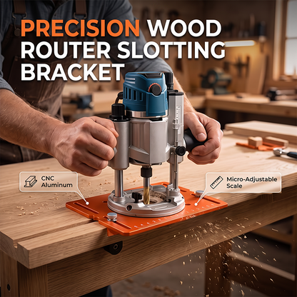 Tkhotpick Precision Wood Router Slotting Guide Bracket