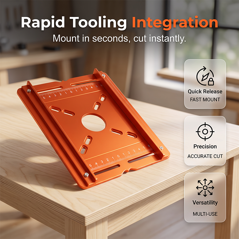 Tkhotpick Precision Wood Router Slotting Guide Bracket