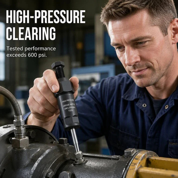 Tkhotpick Heavy Duty Grease Fitting Cleaner Unclog Tool