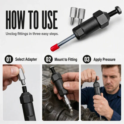 Tkhotpick Heavy Duty Grease Fitting Cleaner Unclog Tool