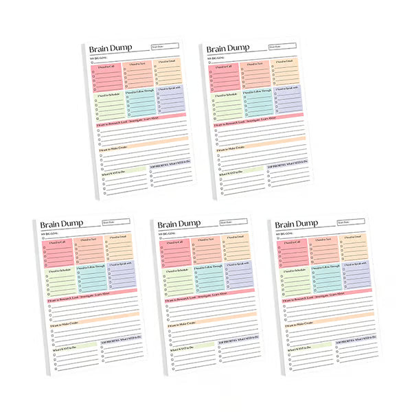 ADHD Brain Dump Planner Pad